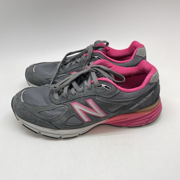 New Balance Sneakers Womens 10 B 990 V4 W990GP4 Gray Casual Athletic Gym Shoes - Picture 3 of 10